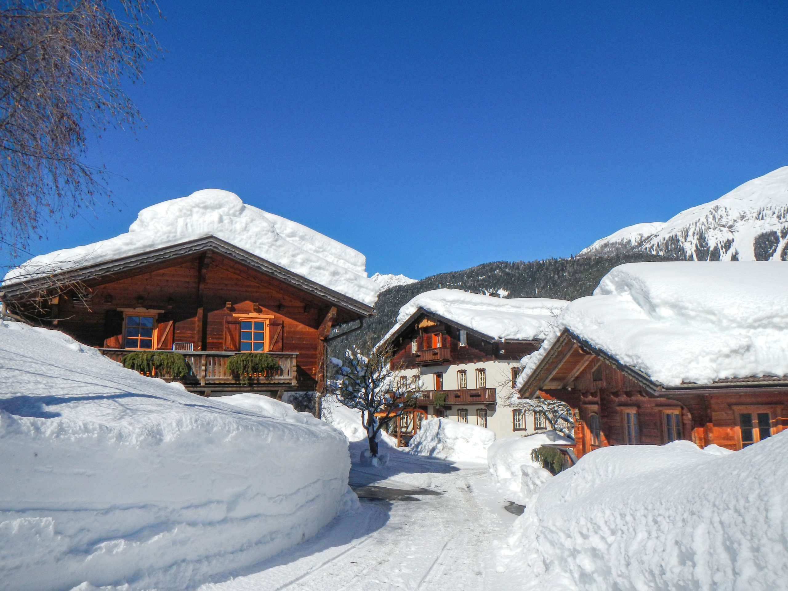 Der Ederhias im tiefen Schnee